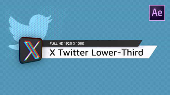 X Twitter Lower - VideoHive 47159349