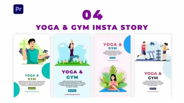 Yoga and Gym - VideoHive 39471735