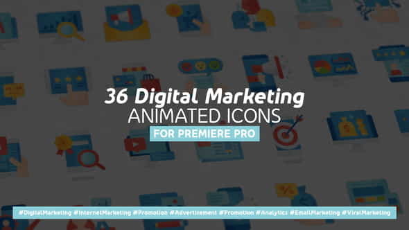 Digital Marketing Modern Flat Animated - VideoHive 27776068