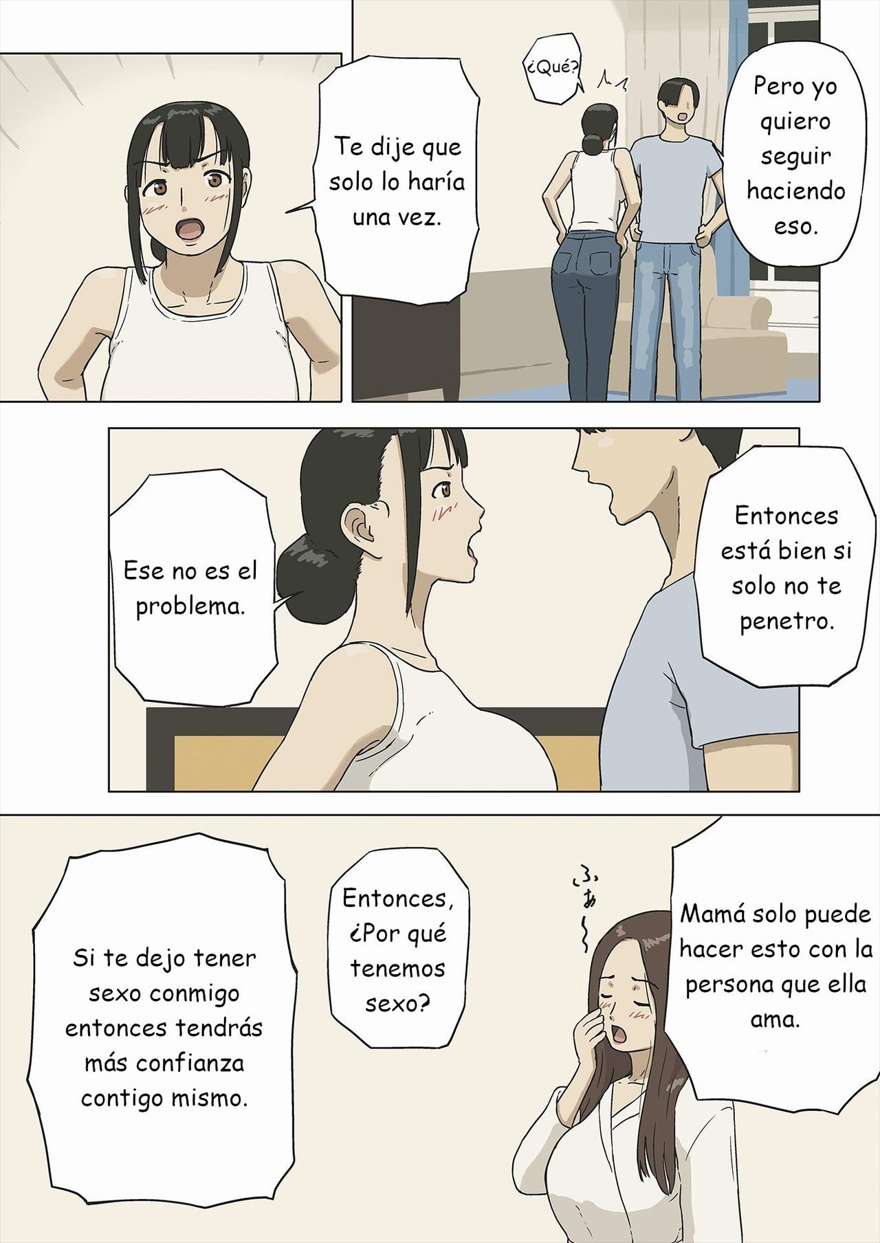 [Izayoi no Kiki] Share 2 Kaa-san tte Muriyari Saretari Suru no Suki na no  Share 2 ¿A mamá le gusta que la cojan contra su voluntad [Spanish] [Black Adam]