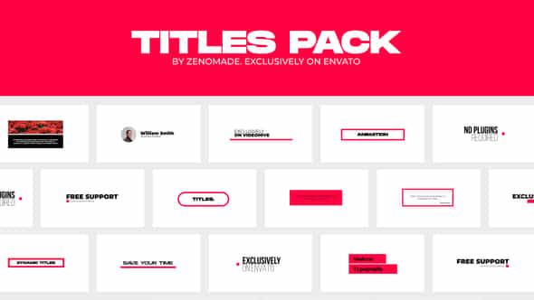 Titles Pack for - VideoHive 37189605