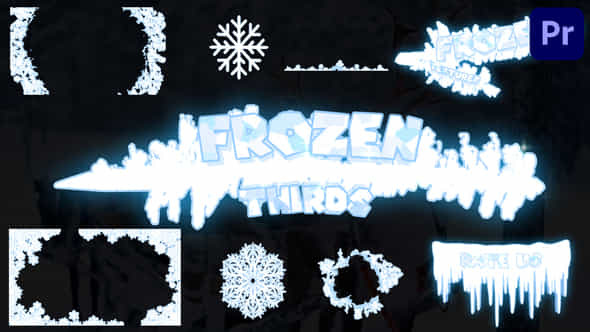 Frozen Lower Thirds - VideoHive 42641216