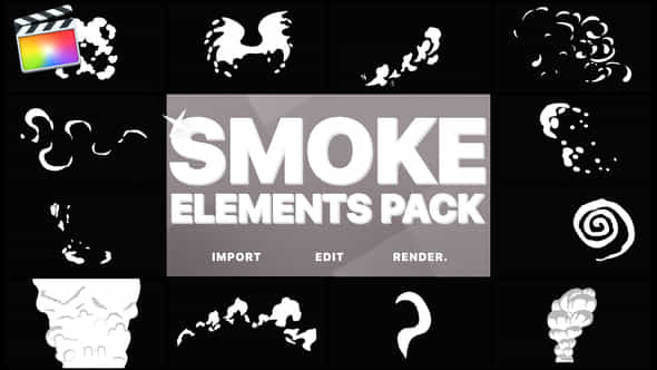 Funny Smoke Elements - VideoHive 23853960