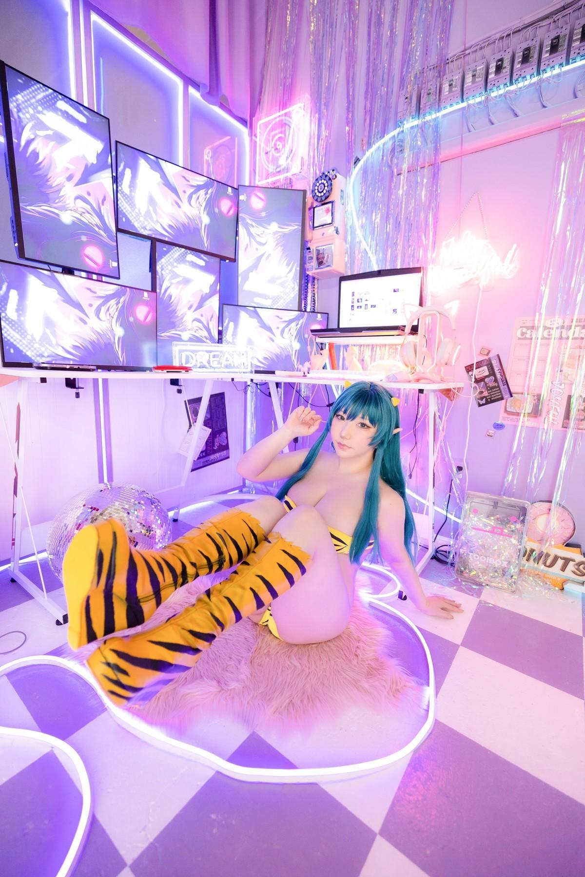 Cosplay SAKUサク Lum ラム うる星やつら Set.02(52)