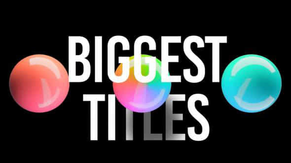 Clean Colorful Typo - VideoHive 39216601