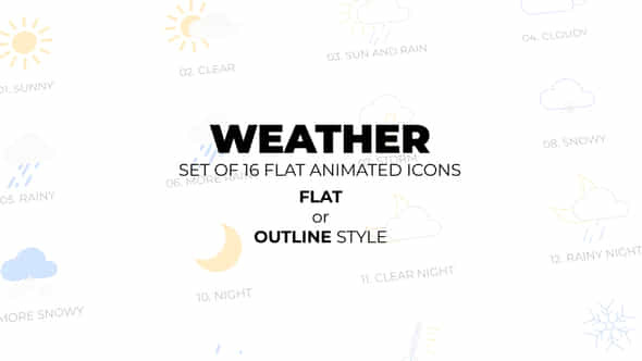 Weather - Set - VideoHive 46565864