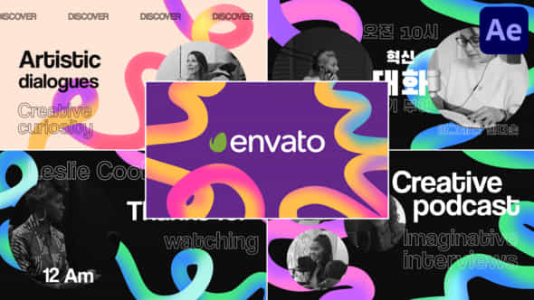 Creative Podcast Slides For After Effects - VideoHive 51720949