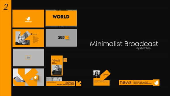 Minimalist Broadcast - VideoHive 34519592