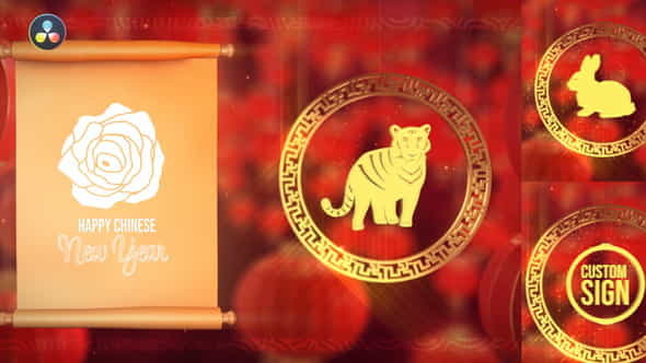 Chinese New Year Logo Reveal - VideoHive 35240390
