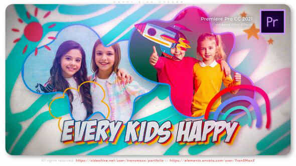 Happy Kids Opener - VideoHive 52216339