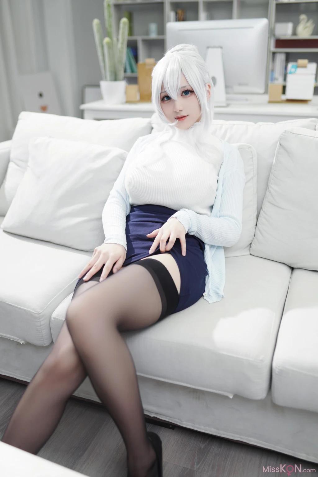 Coser@幼愛Youmeko: 未亡人雪女 (70 photos)(13)
