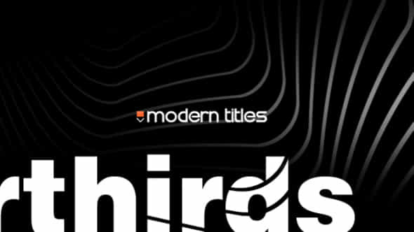 Modern Titles - VideoHive 18941637