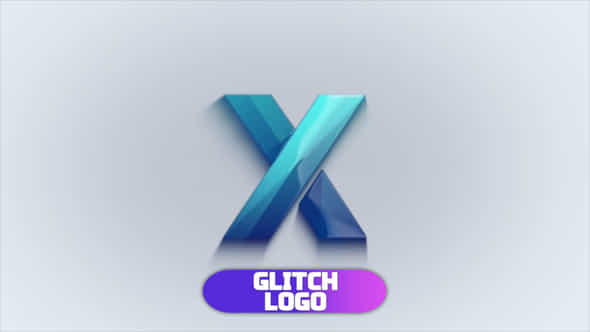 Glitch Logo Reveal - VideoHive 50449235
