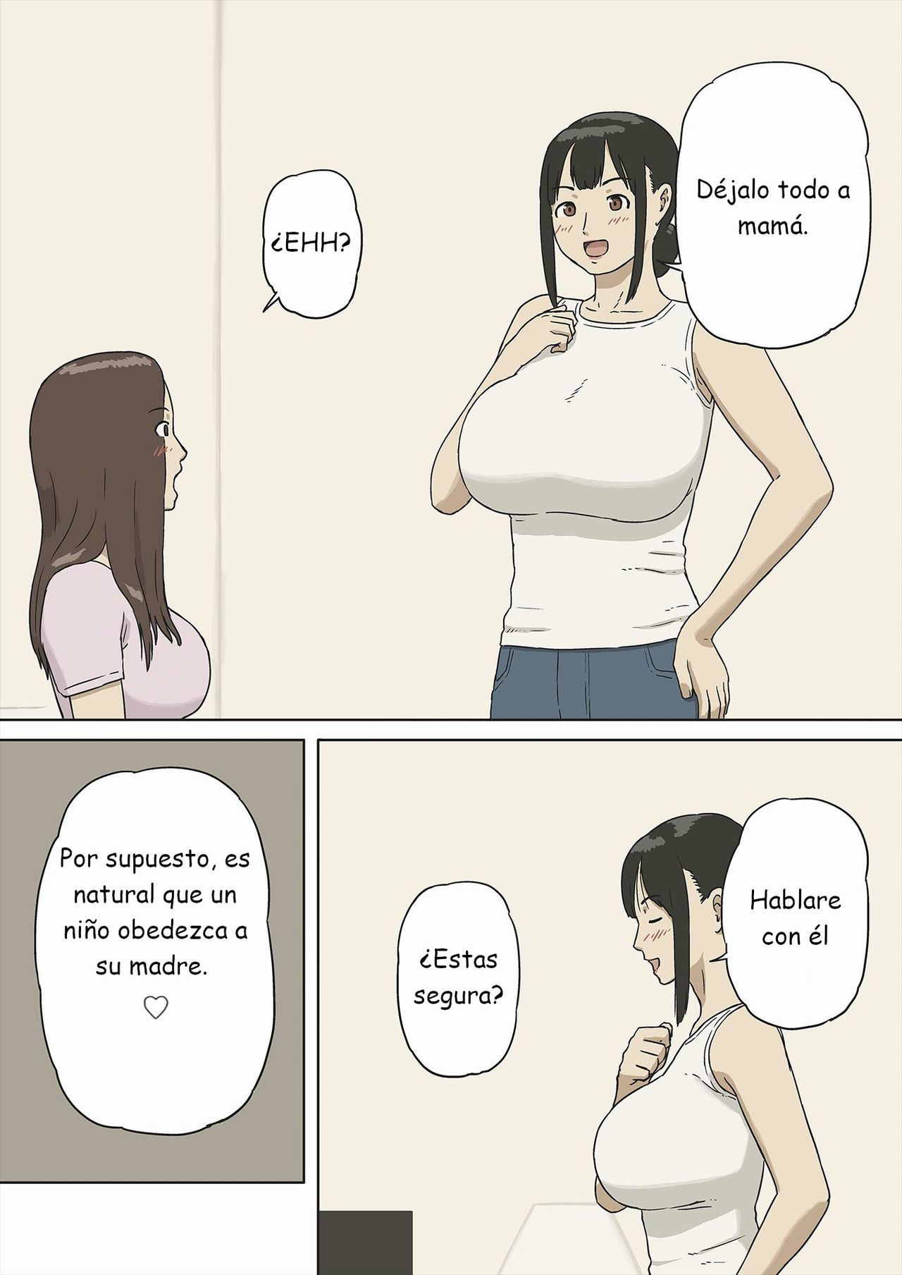 [Izayoi no Kiki] Share 2 Kaa-san tte Muriyari Saretari Suru no Suki na no  Share 2 ¿A mamá le gusta que la cojan contra su voluntad [Spanish] [Black Adam]