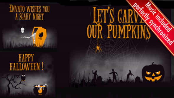 Halloween Carrousel - VideoHive 17969273