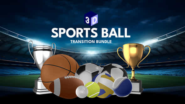 Sports Ball Transitions - VideoHive 55492490