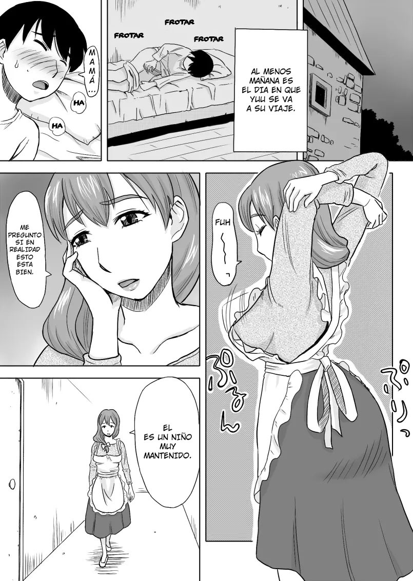 [Ochikochitei (Tadano Kushami)] Mama wa Totsuzen Osottekita [Spanish] [Roal Scan] [Digital]