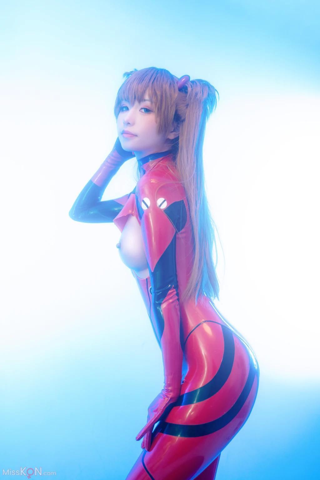 Coser@爆机少女喵小吉 (Nekokoyoshi): 明日香 人类补奸计划 (80 photos )(35)