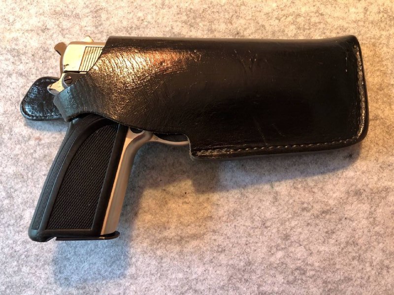 Bucheimer Valencia California Clark Leather Gun cheapest Combat Holster 86-54W Basketweav