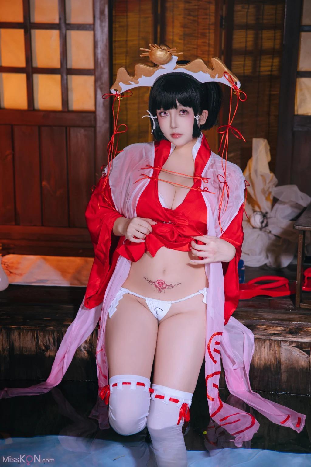 Coser@日奈娇: 辉夜巫女 (130 photos )(10)