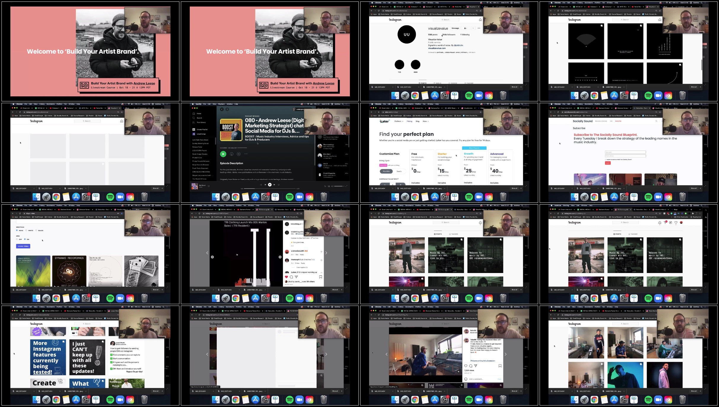 F8UfdHk9 o - IO Music Academy Build Your Artist Brand with Andrew Leese TUTORiAL