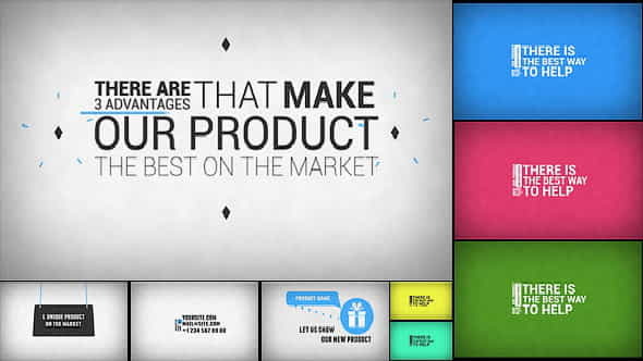 Kinetic Description To Promote Product - VideoHive 3826218