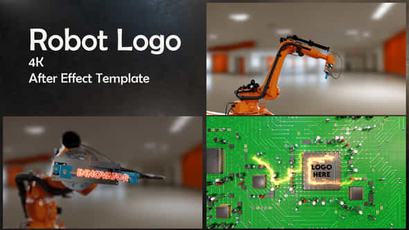 Robot Logo Animation - VideoHive 44666625