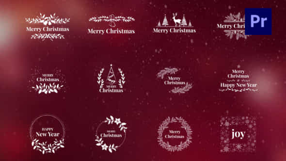 Christmas Titles - VideoHive 34599614