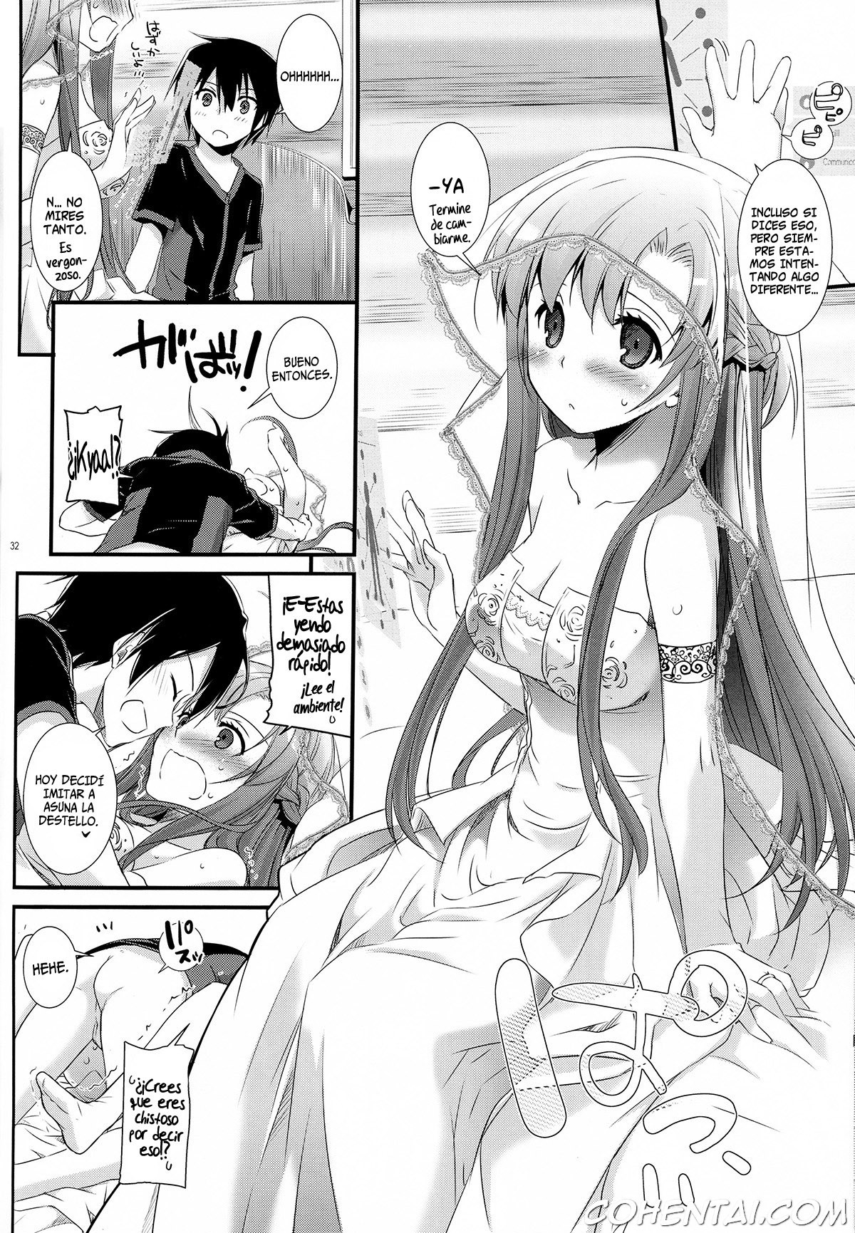 D.L. action 71 (Sword Art Online) xxx comics manga porno doujin hentai español sexo Asuna Yuuki Kazuto Kirigaya | Kirito Sword Art Online