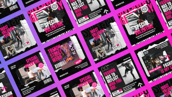 Valentine Streetwear Posts - VideoHive 49574946