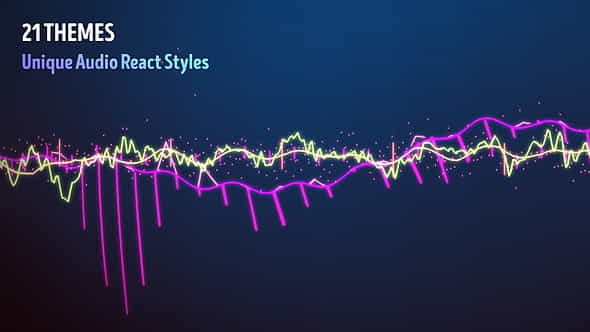 Audio Visualizer Music React - VideoHive 13321449