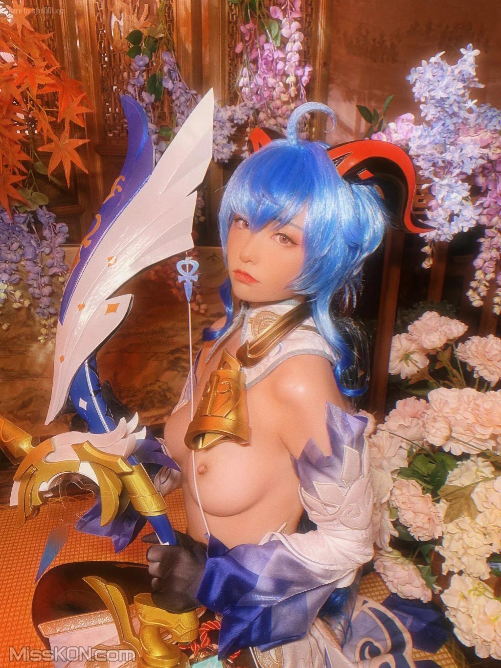 Coser@爆机少女喵小吉 (Nekokoyoshi): 原神-甘雨 (49 photos )(43)