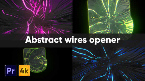 Abstract Wires Opener - VideoHive 43649793