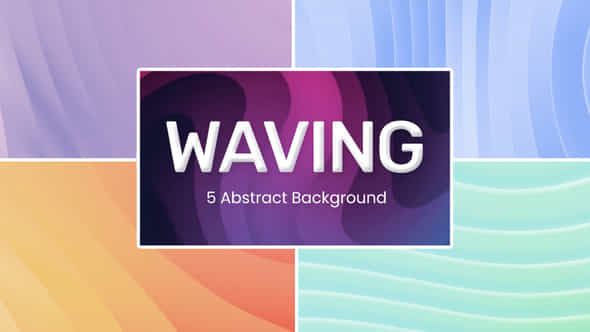 Waving Abstract Background Loop - VideoHive 46484782