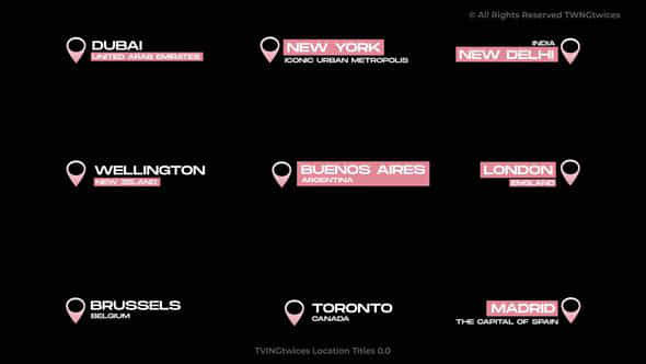 Location Titles 00 Ae - VideoHive 51540748