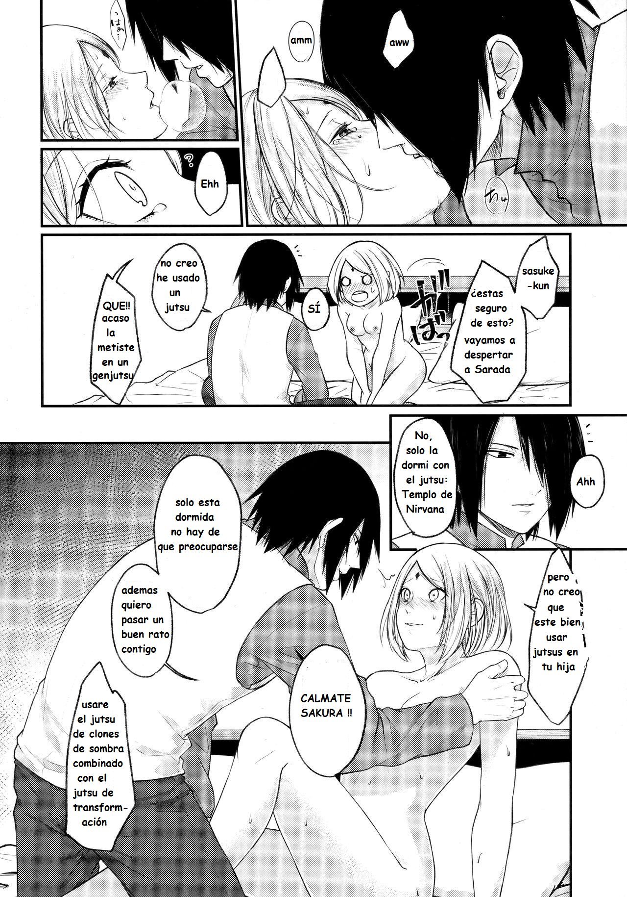 El Joven Sasuke y La Adulta Sakura - 7