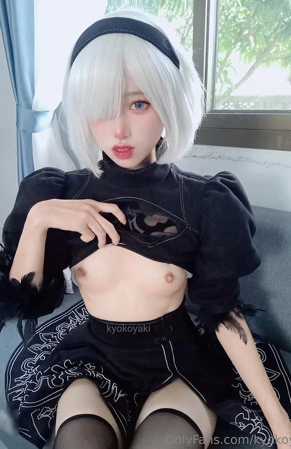 Cos美女福利姬Kyokoyaki作品 2B尺度福利图(3)