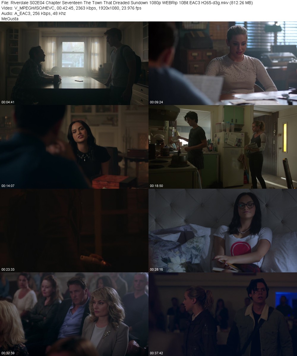 Riverdale S02E04 Chapter Seventeen The Town That Dreaded Sundown 1080p WEBRip 10Bit EAC3 H265-d3g