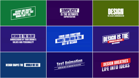 Kinetic Text Animation Premiere Pro - VideoHive 49538301