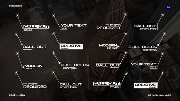 Call Out 20 Ae - VideoHive 53959249