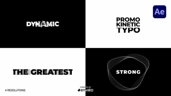 Promo Kinetic Typography - VideoHive 33966965