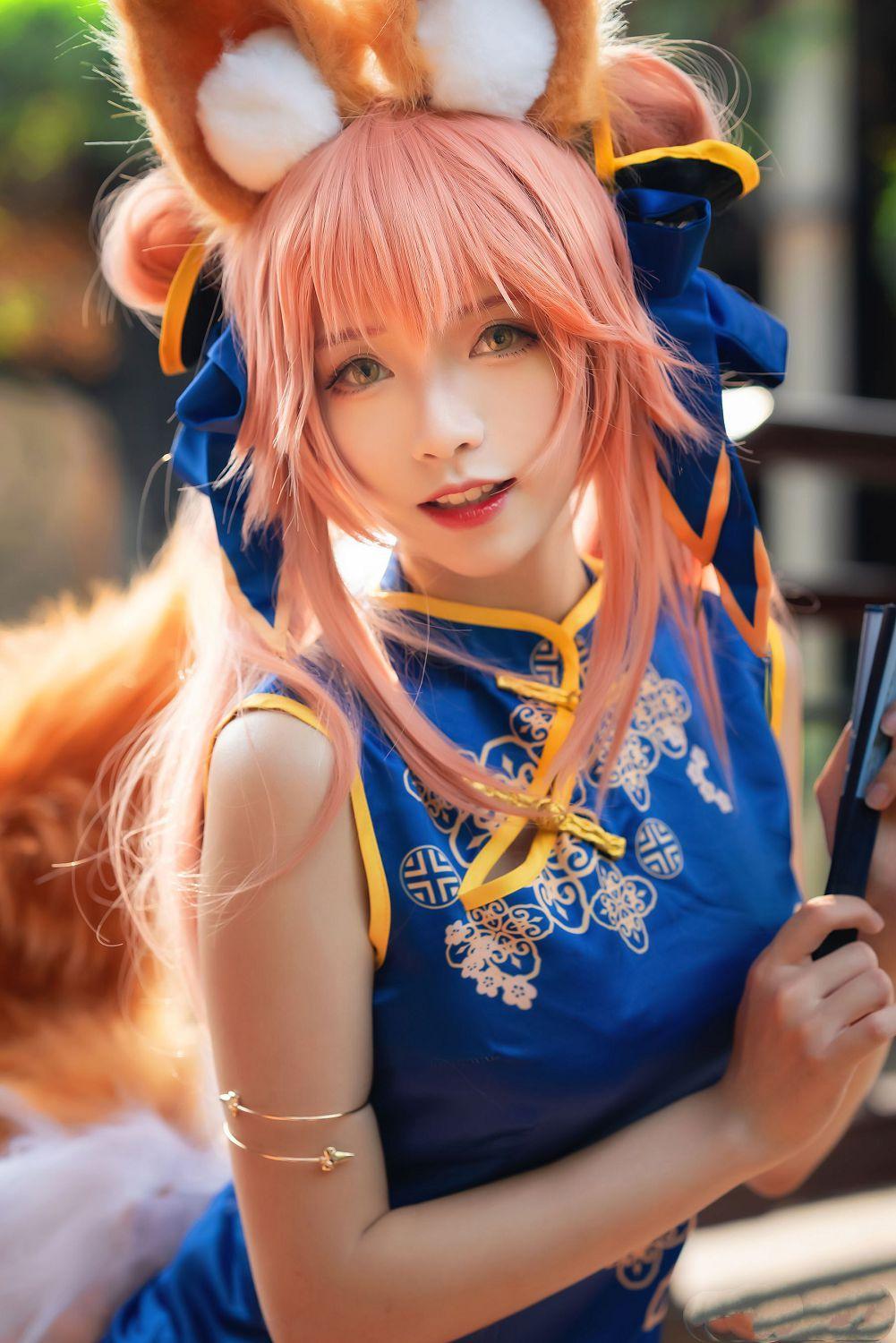 [福利女神cosplay] 大大卷卷小卷 - 玉藻前旗袍(4)