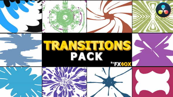 Hand Drawn Transitions Pack | - VideoHive 34336451