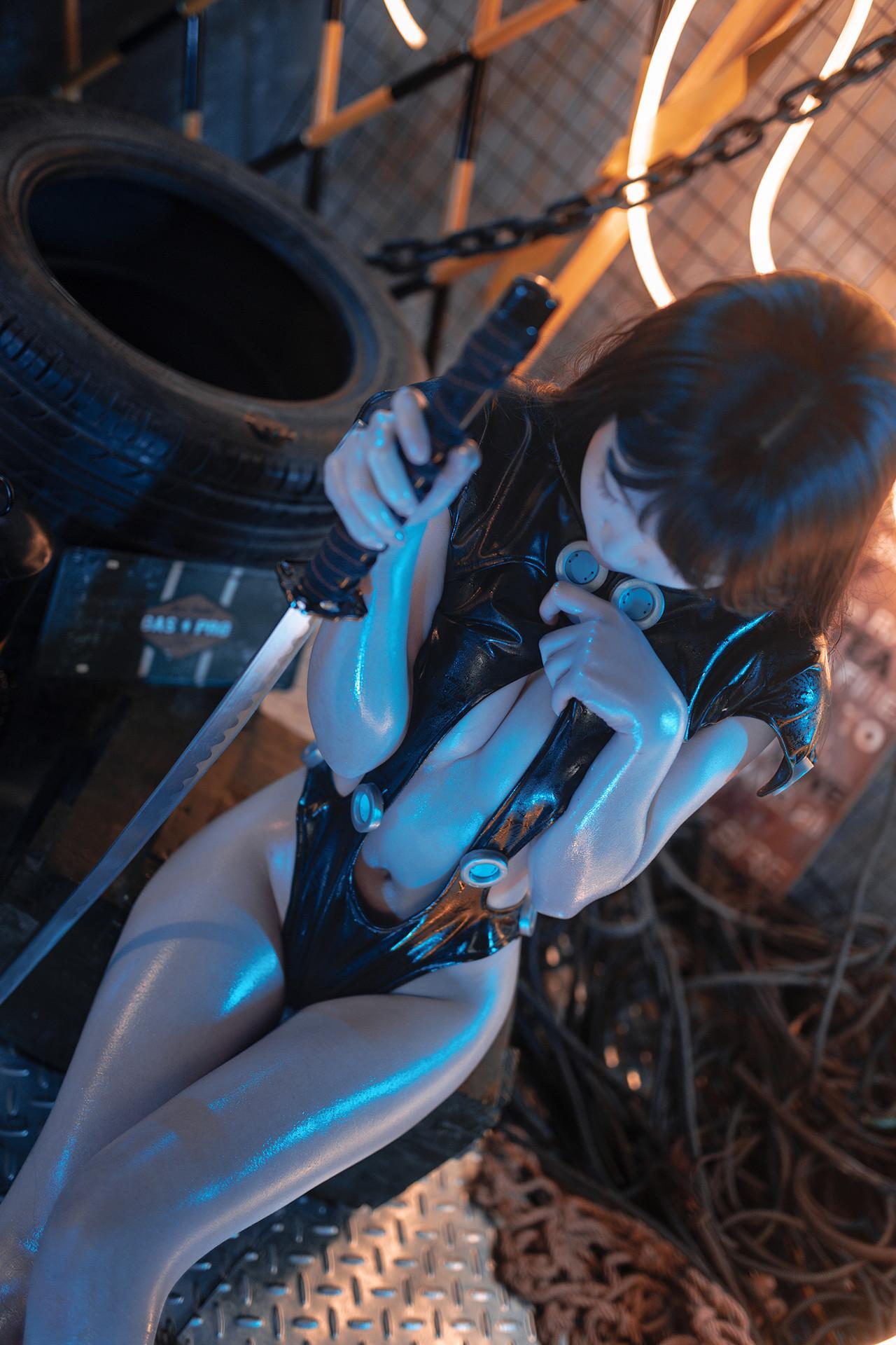 Cosplay Bangni邦尼 – 杀戮都市 下平玲花 Set.02(10)