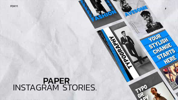 Paper Instagram Stories - VideoHive 55864764
