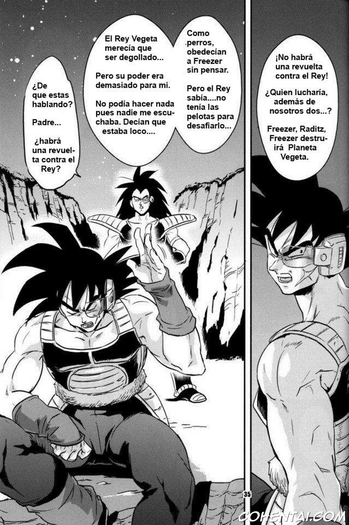 Kemono-tachi wa Furusato o Mezasu (Dragon Ball Z) xxx comics manga porno doujin hentai español sexo 