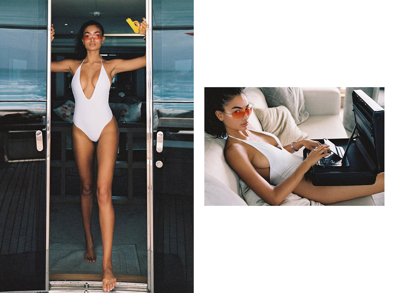 Келли Гейл в купальниках модного бренда Bamba Swimwear, лето 2020 / фото 11