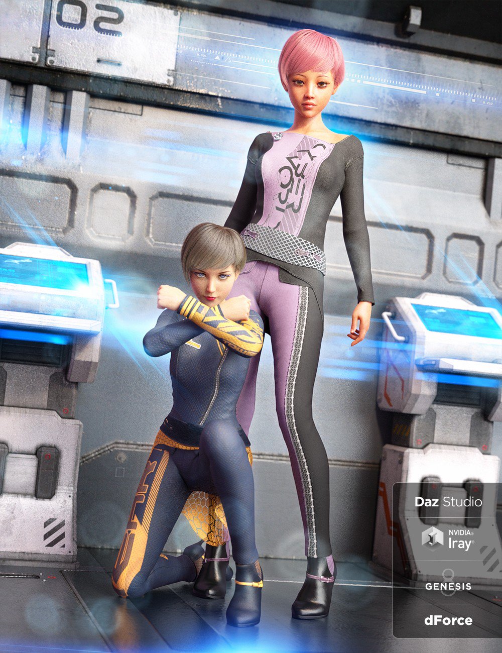 dForce Chief Officer Outfit Textures dForce Chief Officer Outfit Textures