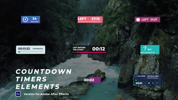 Countdown Timers Elements - VideoHive 43473711