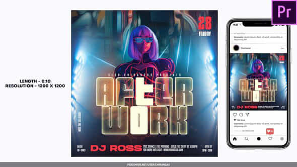 Night Club Flyer V8 For Premiere Pro - VideoHive 49322588